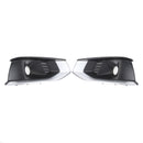 Left & Right Front Bumper Fog Light Grille Cover Trim For Audi A4L 2020-2022 Generic