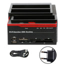 Multifunction 2.5 3.5" HDD Docking Station UKB 3.0 Clone Hard Drive Card EU