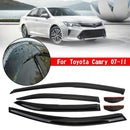 Toyota Camry 07-11 Car Window Sun Rain Guard Visors Kit 6PCS