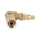 Low Pressure 1/4" RV Quick Connect Elbow Adapter Fitting For Blackstone 17"&22"