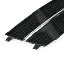 Front Bumper Lower Grille Grill Fit Audi A6 C7 S-Line 2016-2018 Black Chrome Generic