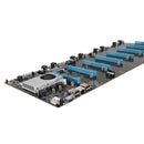 ETC Miner Motherboard 8GPU 8 PCIE x16 Graphics Card w/ Cpu DDR3 VGA HD BTC-S37