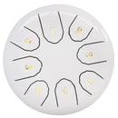 6" Steel Tongue Drum Handpan Drum 8 Notes Meditation with Bag Music Book