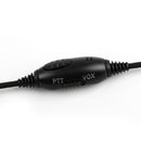 Heavy Duty Overhead Headset Boom Mic PTT For Kenwood Puxing Baofeng Radio