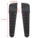 Front&Rear Footrests Foot Pegs Aluminum Passenger For Kawasaki ZX6R ZX-10R 04+12 Generic