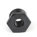 New 1/2-28 To 3/4 NPT Oil Filter Threaded Adapter Stronger Than Aluminum Black