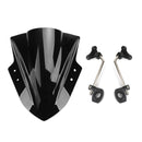 Universal 7/8'' 22mm Handlebar ABS Plastic Motorcycle Windshield WindScreen Generic