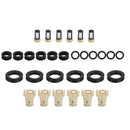 6PCS Fuel Injectors Rebuild kit o-rings Seals Filters Caps Fit Toyota 3.4 5VZFE Generic