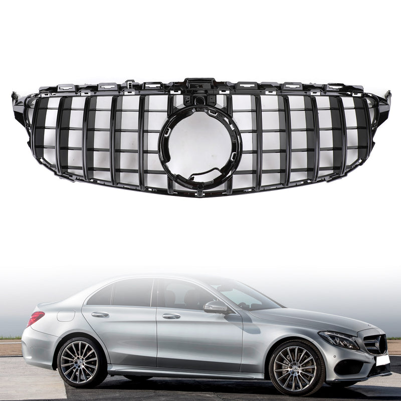 W205 C205 A205 AMG 2019 Mercedes-Benz GTR Style Grill Replacement Grille W/Camera Generic