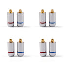 4Set Earphone DIY Pin Connector Plug For MMCX UE900 SE535 SE215 W10 20 30 Sil