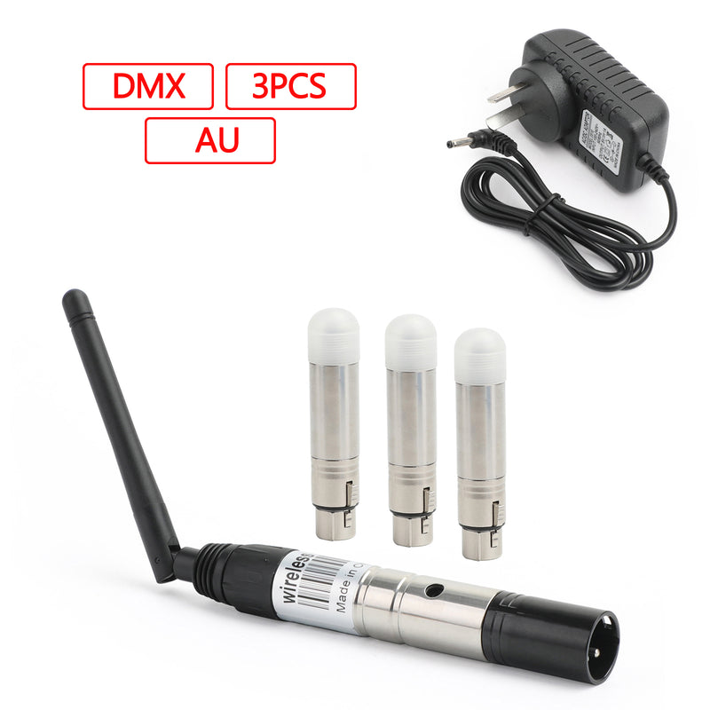 DMX512 Wireless Transmitter Receiver DMX Controller 2.4G Stage Lighting AU