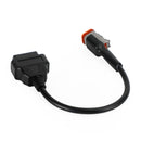6 Pin to 16 Pin OBD2 Diagnostic Cables Adapter For Touring Electra Glides