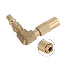 Low Pressure 1/4" RV Quick Connect Elbow Adapter Fitting For Blackstone 17"&22"