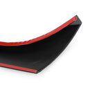 Pair Rear Window Side Spoiler Canards Trim Fit Audi A4 B8 Glossy Black Generic