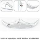 Touring FLHX FLTR Rear Front Fender Leading Edge Tip Trim Accent Chrome