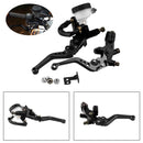 Universal 7/8'' 22mm Front Brake Clutch Master Cylinder Reservoir Levers Generic