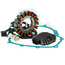 Magneto Stator+Voltage Rectifier+Gasket For Yamaha YFM660 Grizzly YXR660 Rhino Generic