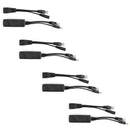 POE Injector Splitter Adapter Cable DC 24V to 12V For CCTV Camera 100M