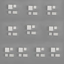 Aluminum Heatsink Radiator Cooler Kit with Sticker 40PCS Raspberry Pi 4B Model B