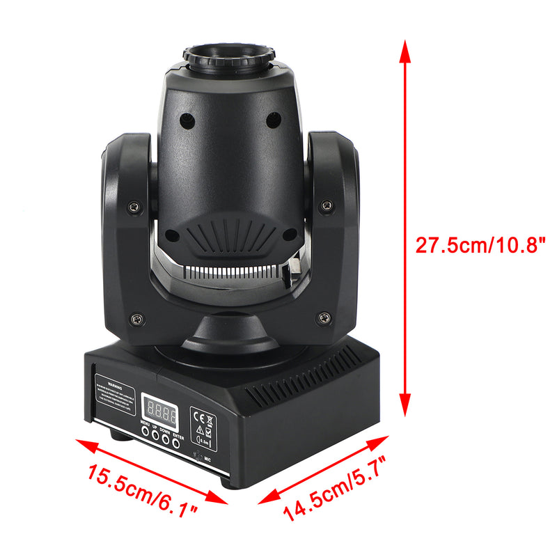 120W Moving Head 8Gobo Stage Lighting RGBW LED DMX Beam Disco Party Light