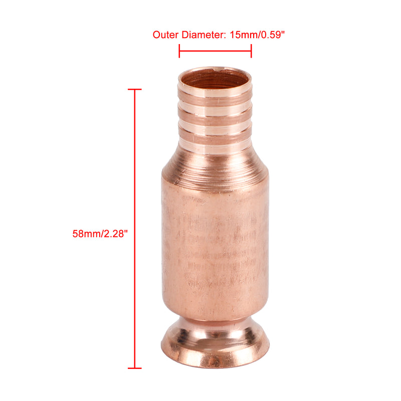 15MM Connector PVC Fuel Siphon Hose Copper Jiggler Jiggle Siphon Pump Pipe