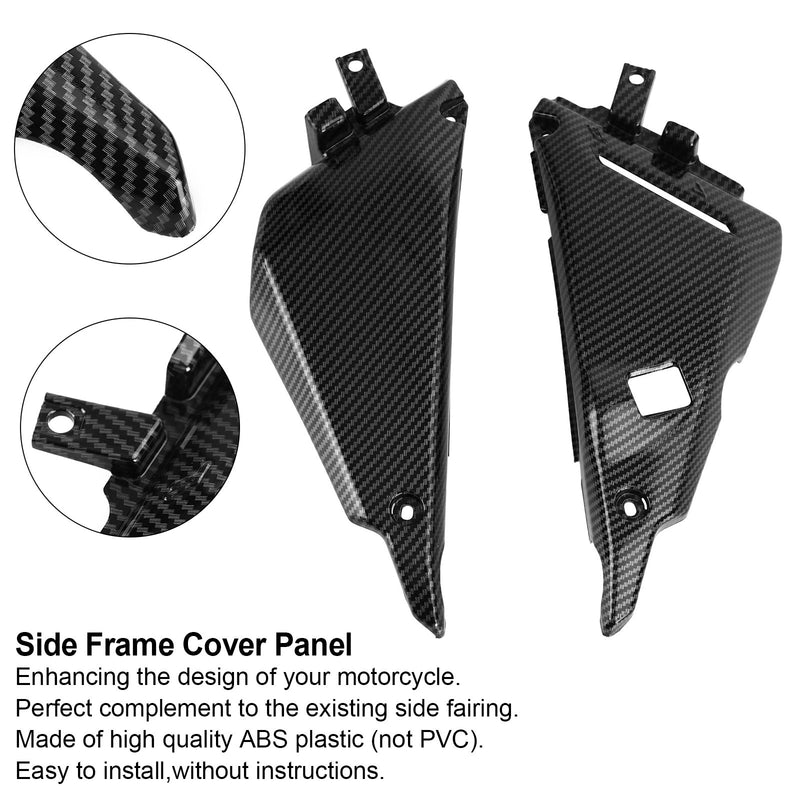 2017-2020 Kawasaki Z650 Ninja 650 Carbon Side Frame Cover Panel Fairing Cowl