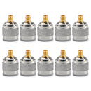 10Pcs Adapter N Plug Male To SMA Female Jack RF Connector Straight M/F