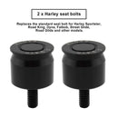 Pair Mount Seat Bolt Aluminum For Dyna Softail Sportster Road King Glid
