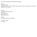 1/8" NPT Female Aluminum Weld On Fitting Bung Generic