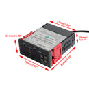 STC-3028 Dual Display Digital Temperature Humidity Controller Thermostat+Probe
