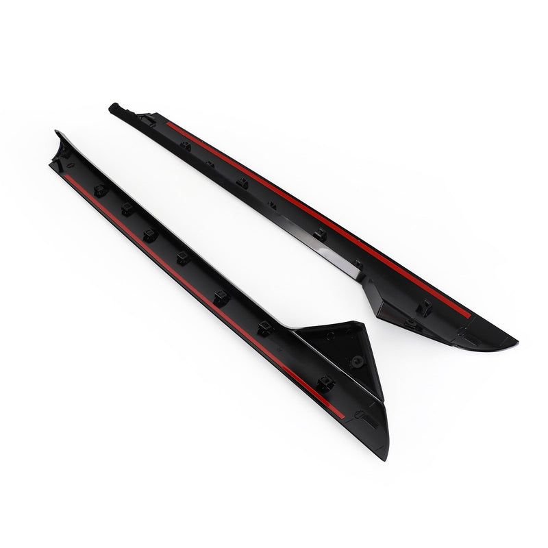 2011-2019 Ford Explorer Pair Side Windshield Outer Trim Molding Left+Right