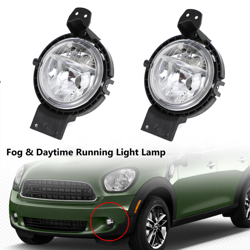 L&R Fog Light Daytime Running Lamp For BMW Mini Countryman R60 2010-2016 Generic