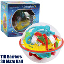 Labyrinth Magic Intellect Balance Puzzle Toy 118 Barriers 3D Maze Ball
