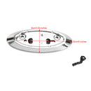 Chrome Tailgate Camera Housing Bezel Trim AL3Z-19H511-A For Ford Pickup Truck Generic