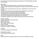 ENGINE GUARDS CRASH BARS FRAME PROTECTION Fit for Benelli Imperiale 400 19-2020 Generic