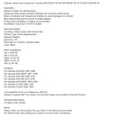 Valve Cover Gasket for Yamaha XJR1200 XJR1300 FJ1100 FJ1200 36Y-11193-00-00 Generic