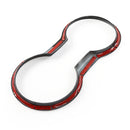 Carbon Fiber Front Water Cup Holder Cover Trim For Mustang 2015+ Generic