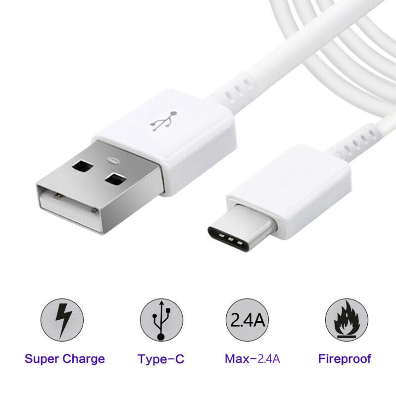 Type C USB-C Data Charging Cable Fast Charger For Samsung Galaxy S8 S9 S10+ Plus