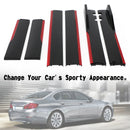 78.7" Universal Side Skirt Extensions Rocker Panel Splitters Lip Polypropylene