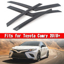 Carbon Fiber Rear Tail Light Lamp Strip Cover Trim For Toyota Camry 2018+ Generic