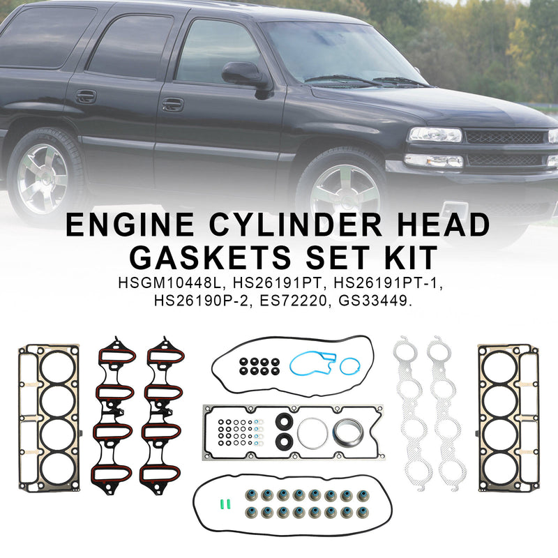 Engine Cylinder Head Gaskets Set Kit for Chevrolet Tahoe 4.8L 5.3L 2002-2011 Generic