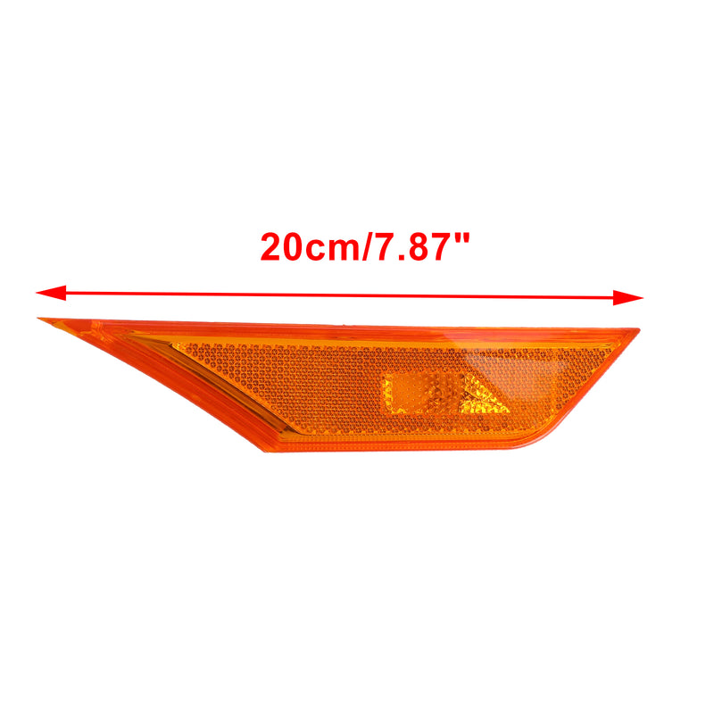 2¡Á Front Side Marker Light For Honda Civic 2016-2021 Amber Generic