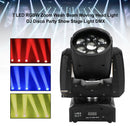 7 LED RGBW Zoom Wash Beam Moving Head Light DJ Disco Party Show Stage Light DMX
