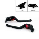 Long Brake Clutch Levers For Honda CBR929RR CBR 929 RR 2000-2001 Black Generic