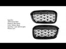 Meteor Black Front Kidney Grille Fit BMW 2015-2017 1 Series F20/F21 Generic