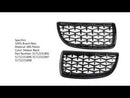 Meteor Black Kidney Grill Mesh Grille Fit BMW E90 3 Series Sedan 2005-2008 Generic