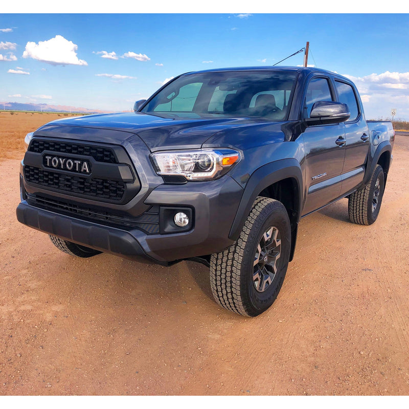 Tacoma TRD Pro 2016-2023 Grill Replacement Grille + ACC DRCC Garnish Sensor Cover + LED Lights