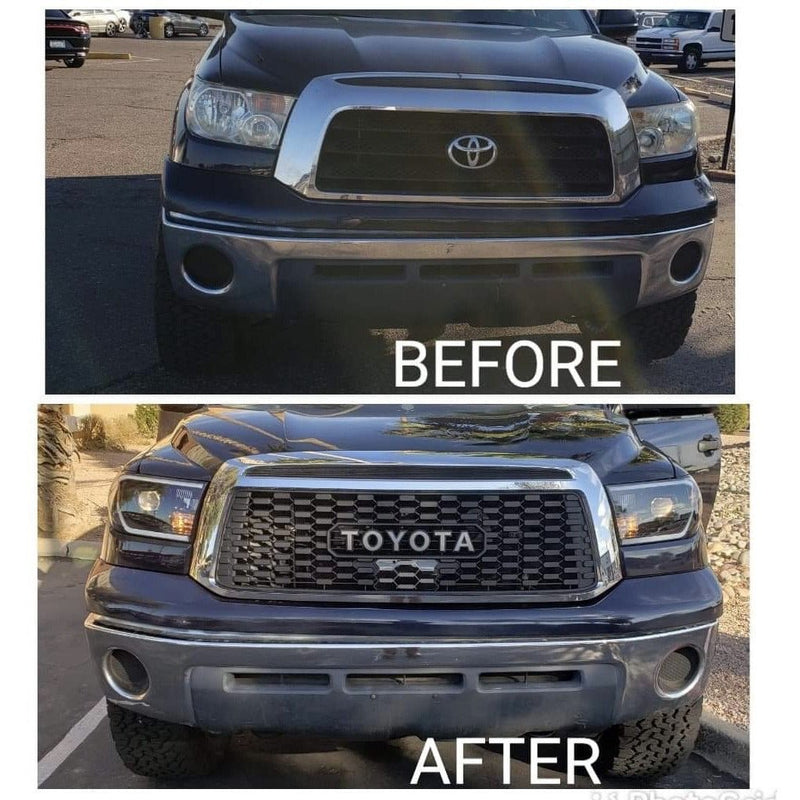 Toyota Tundra 2010-2013 TRD PRO 
Honeycomb Front Bumper Grill Grille Black